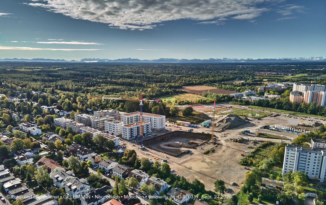 27.09.2020 - Baustelle Alexisquartier in Neuperlach